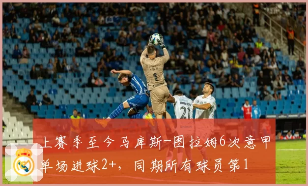 上赛季至今马库斯-图拉姆6次意甲单场进球2+,同期所有球员第1